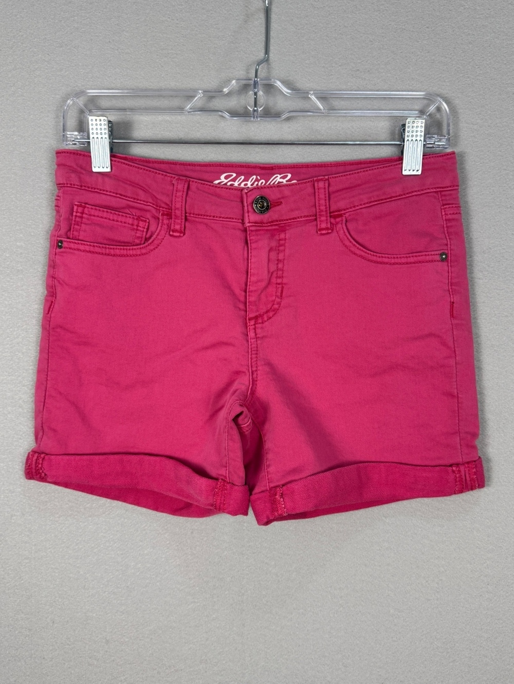 Eddie Bauer Pink Girls 16 Shorts Cuffed Hem